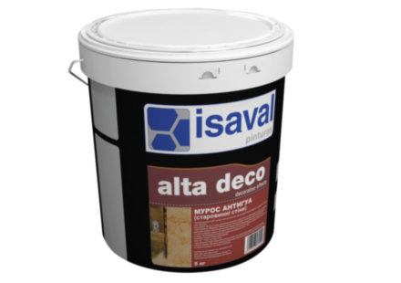 Isaval muros-antigua сверхпрочная декоративная штукатурка 20кг