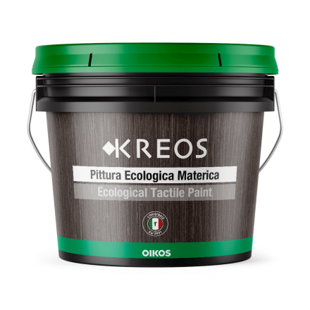 Oikos Kreos декоративная штукатурка с эффектом под ткань 10л