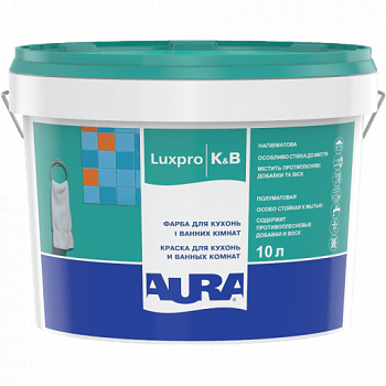 Aura Luxpro K&amp;amp;B фарба для кухонь та ванних кімнат 10л