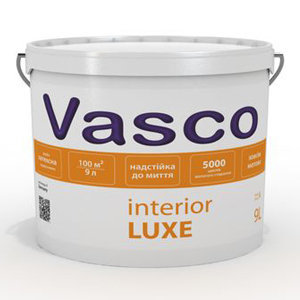 Vasco interior Lux латексна інтер&#039;єрна фарба 9л