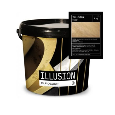 Эльф Декор Illusion гладкое декоративное покрытие 5кг